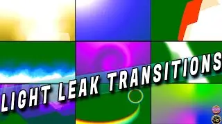 Light Leak Transitions Green Screen Effect | 