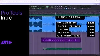 I MADE A PRO TOOLS INTRO RECORDING TEMPLATE SO YOU DON'T HAVE TO 