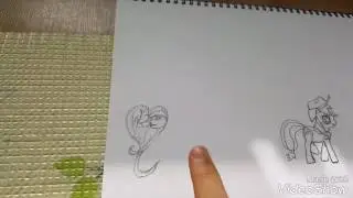 Рисуем Флаттершай♡