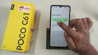 how to enable data saver in Poco c61, data saver chalu Karen