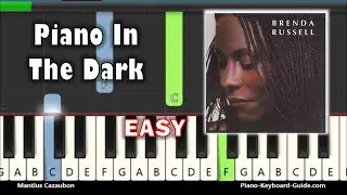 Brenda Russell - Piano In The Dark - Easy Piano Tutorial