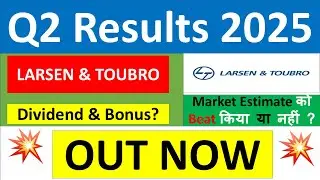 L&T Q2 results 2025 | Larsen and Toubro results today | L&T Share News | LT Share Dividend news