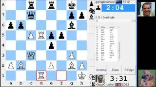 LIVE Blitz #2239 (Speed) Chess Game: White in QGD Slav: 4.Nc3
