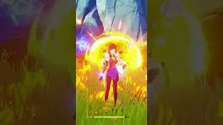 Yelan Trick shot 💥 Long Distance Hitting Pyro Slimes 