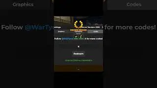 ALL NEW codes in WAR TYCOON | #shorts