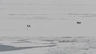 Экстрим по Турухански.Енисей толкнуло..