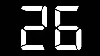 30 to 0 digital countdown ( v 691 ) timer with sound music 4K