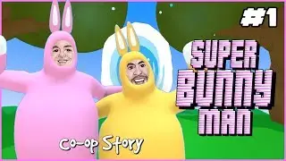 Dad and Son Play Super Bunny Man Co-Op | #1 - CAN WE LAUGH ANY LOUDER??