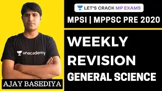 Weekly Revision | General Science | MPSI | MP POLICE | MPPSC PRE 2020