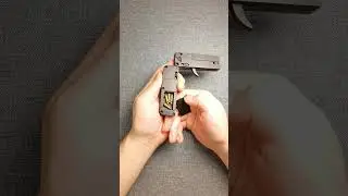 LifeCard Folding Toy Pistol
