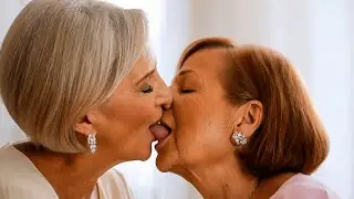 OLDER WOMEN OVER 50 in LOVE | Lesbian Love Video