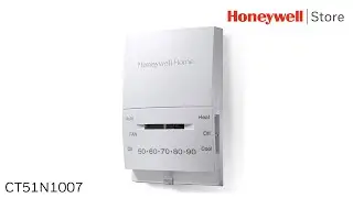 Honeywell Home Heat & Cool Manual Thermostat - (CT51N1007)