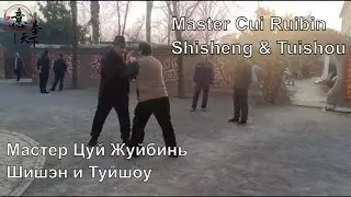 Мастер Ицюань Цуй Жйбинь - шишэн и туйшоу. Master Yiquan Cui Ruibin - shisheng and tuishou