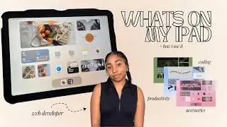 What's on my iPad Air 5th Gen + How I Use It | PRODUCTIVITY, Studying, Focus Modes, Aesthetic