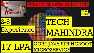 Core Java, Java 8, Spring Boot, Microservice, Docker Real Interview Questions | Tech Mahindra Real