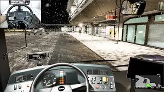 The Bus - Unreal Engine 5 | Winter Airport Route | MOZA TSW