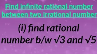 Insert three rational number between √3and√5 | find rational number between root3 and root5 |ICSE