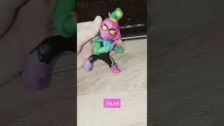 Лили из Бравл Старс из пластилина 