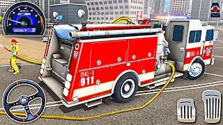 City Fire Truck Rescue Simulator - 911 Firefighter Job Game 3D | Android Gameplay