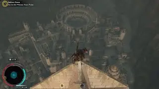 Shadow of War - Climbing & Jumping Off The Minas Ithil Fortress Tower