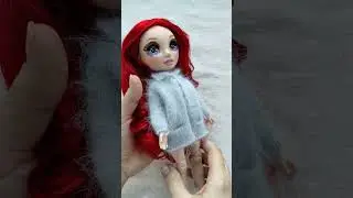 Вяжем кардиган для Rainbow high #doll #knitting #rainbowhigh #вязание