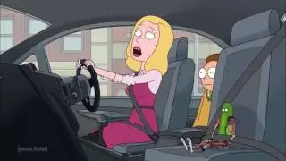 Rick and Morty - Pickle Rick Ending Car Scene