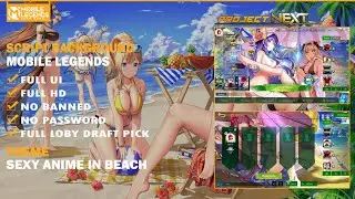 Background ML Sexy Anime in Beach Full UI