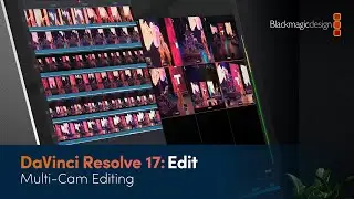 DaVinci Resolve 17 — Edit 3, многокамерный монтаж
