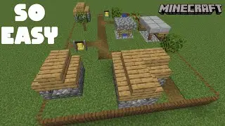How building a MINI VILLAGE in MINECRAFT !!!