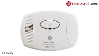 First Alert Plug-In Carbon Monoxide Alarm with Battery Backup - (CO605)