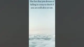 The Feeling Of Falling While Sleeping 