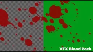 Green Screen 4k Blood Pack | Royalty Free Video Effects