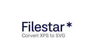Convert XPS to SVG