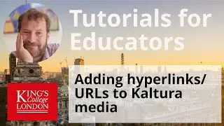 Adding Hotspots to URL/Hyperlinks to websites on a Kaltura Video