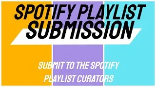 Spotify playlist submission. SUBMIT TO THE SPOTIFY PLAYLIST CURATORS - Submit to Spotify Playlists