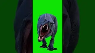 Dinosaur attack green screen || dinosaur sound effect 