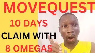 MoveQuest (Getfit Mining) - Claiming 10 Days With Omegas | Live Claiming Proof