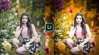 Lightroom Orange Effect Photo Editing | Lightroom Photo Editing || preset download free