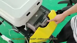 Operação do Drone JT40L-404 | Configuração e operação do distribuidor de fertilizantes | Português