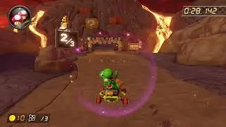 Wii Grumble Volcano [200cc] - 1:21.532 - j (Mario Kart 8 Deluxe World Record)