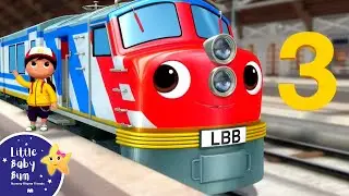 1-10 Trains & Helicopters Song ⭐Little Baby Bum - Nursery Rhymes for Kids | Baby Song 123