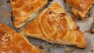 САМСА с Курицей СЛОЕНАЯ и Хрустящая, с Сочной начинкой. Домашняя СЛОЕНАЯ Самса с Курицей в Духовке.