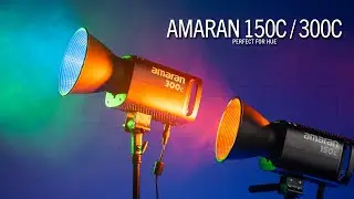 Amaran 150c & 300c | Full-color RGBWW Point Source Lights