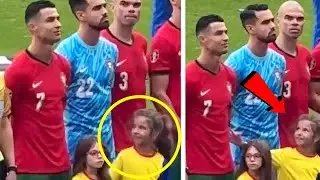 Little Girl Reactions To Meeting Ronaldo vs Turkey 😄❤
