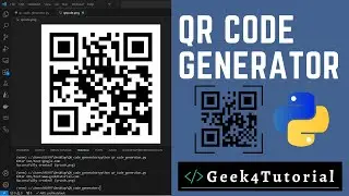 Python QR Code Generator | Creating QR Code in Python | Python Projects for Beginners