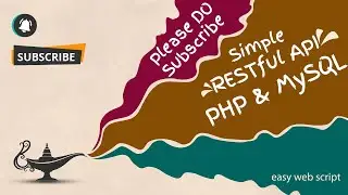 How to create a simple rest api in php | RESTful API With PHP & MySQL