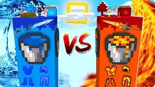 🌊🔥ЧАНК ВОДА ПРОТИВ ЧАНКА ЛАВА В МАЙНКРАФТ! ШЕДИ ЛЕСКА НУБИК И БРОК ТРОЛЛИНГ MINECRAFT