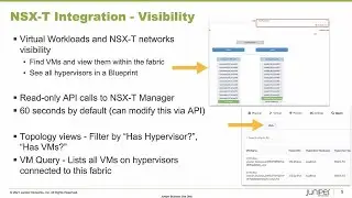 Juniper Apstra Integration with VMware NSX-T Demo