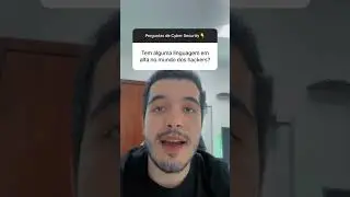 LINGUAGEM DE PROGRAMAÇÃO EM ALTA NO MUNDO DOS HACKERS!