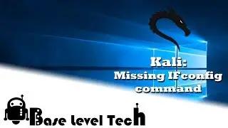 Kali: fix the missing ifconfig command (bash: ifconfig: command not found. Fix!)